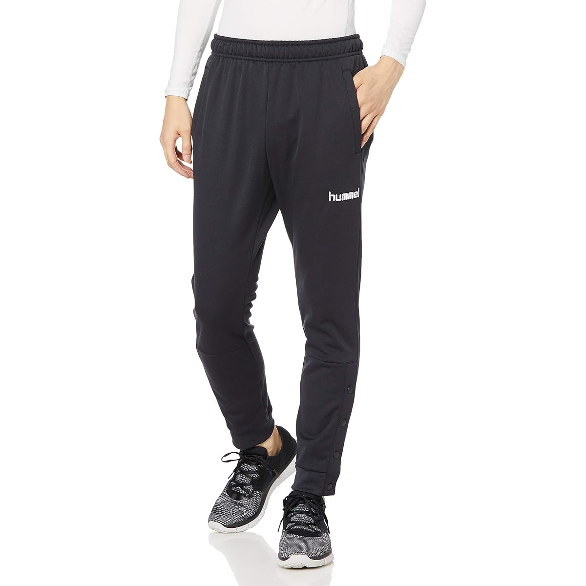 [Hummel] Long Pants, Button Hem Sweatpants, Men's
