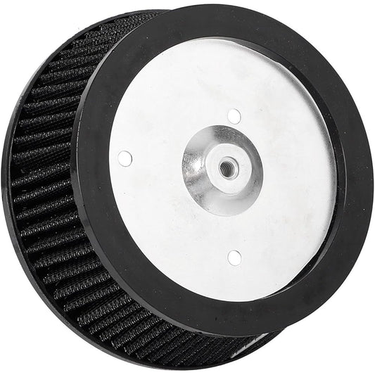 NINOMA Motorcycle Black Premium Reusable Air Filter Compatible with Harley Softail Dyna Touring Road King Electra Glide Fatboy Stage 1 Twin Cam