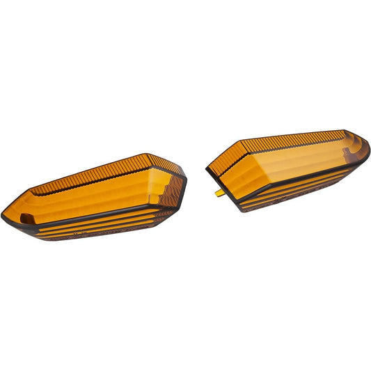 POSH Motorcycle Supplies Custom Turn Signal Lens Amber Set of 2 ZRX1200DAEG Z800 Z250 etc. 072077