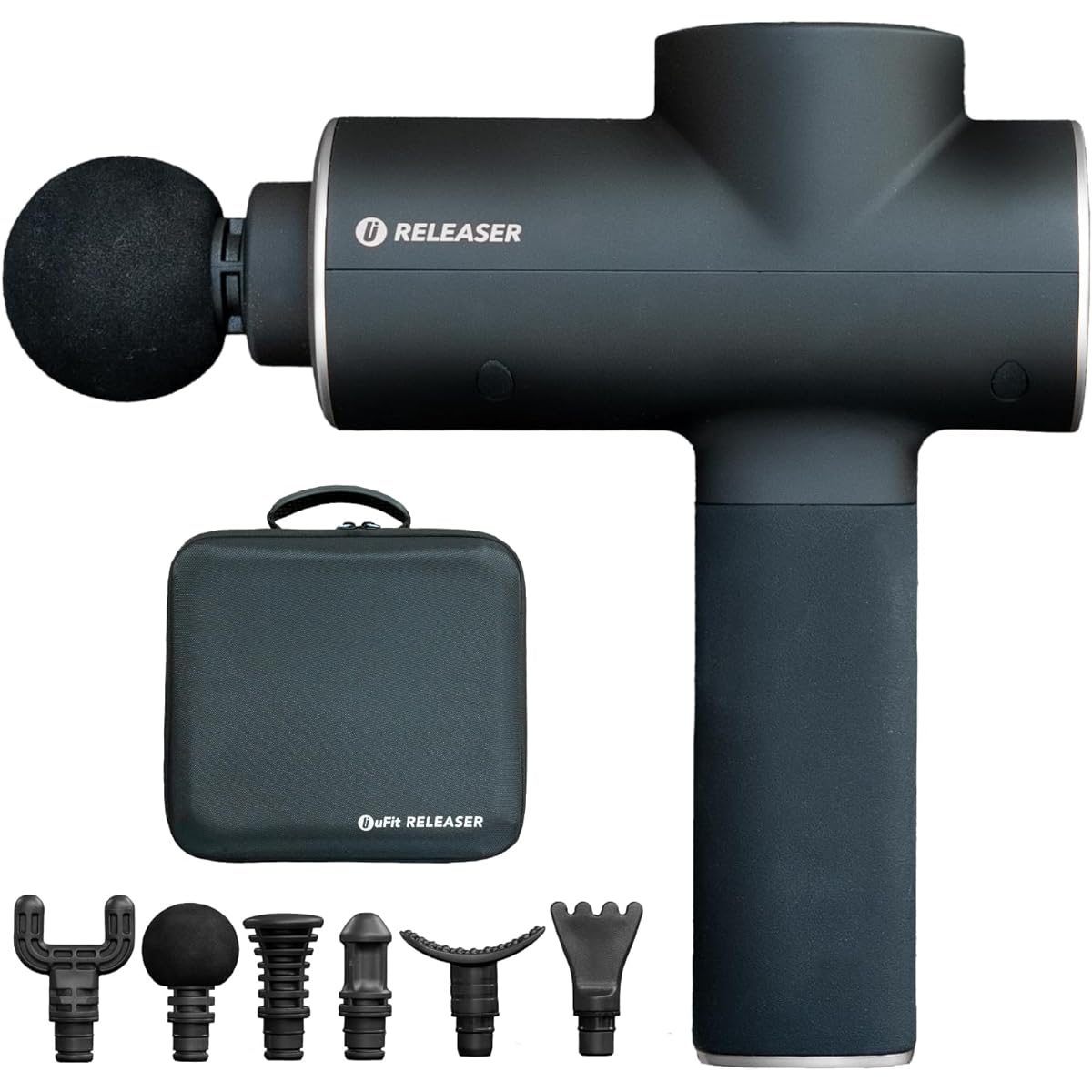 [Japanese manufacturer] uFit RELEASER, used by former professional table tennis player Jun Mizutani, 180-day warranty, instructional video included, Japanese instruction manual included, myofascial release, total body care, myofascial release gun, quiet,