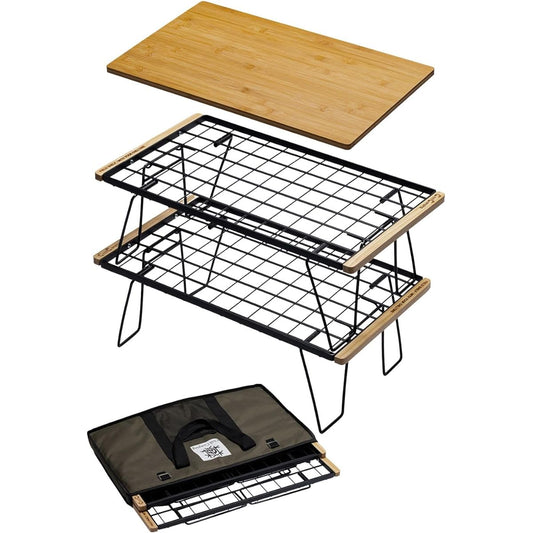 ChillCamping Field Rack Camping Outdoor Table Bonfire Table Field Shelf