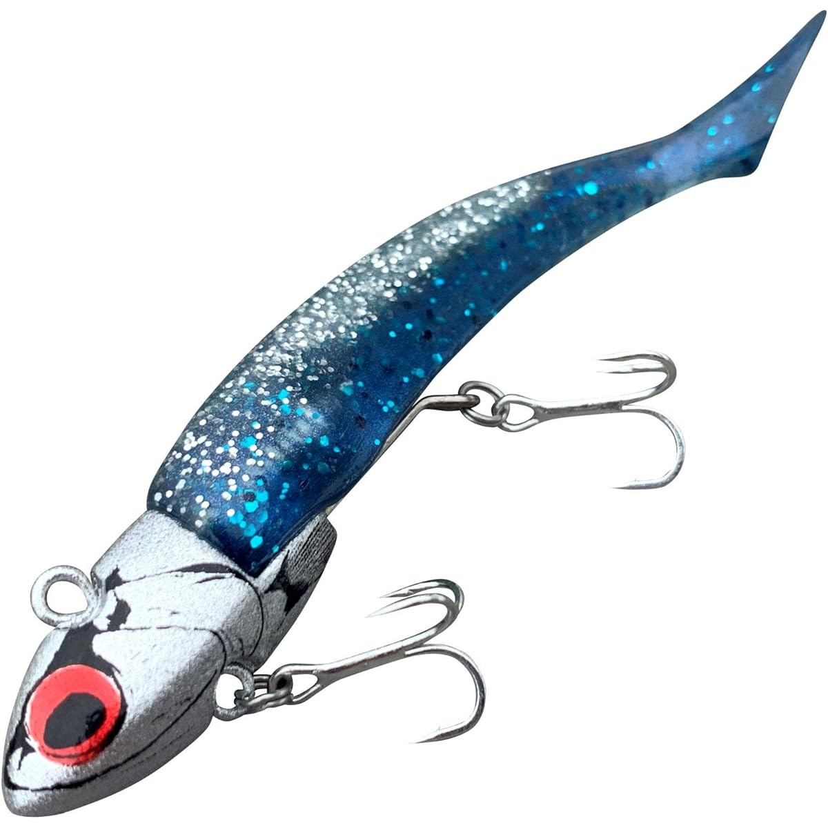 COREMAN Worm VJ-16#002 Silver Head/Sardine.