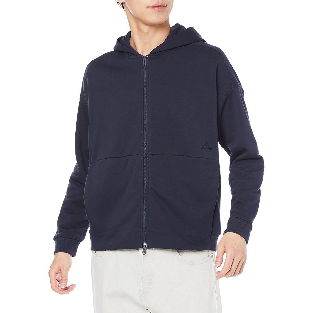 [Adidas] Sweat Parka WRD Hooded Full Zip Sweatshirt P0427 Men's