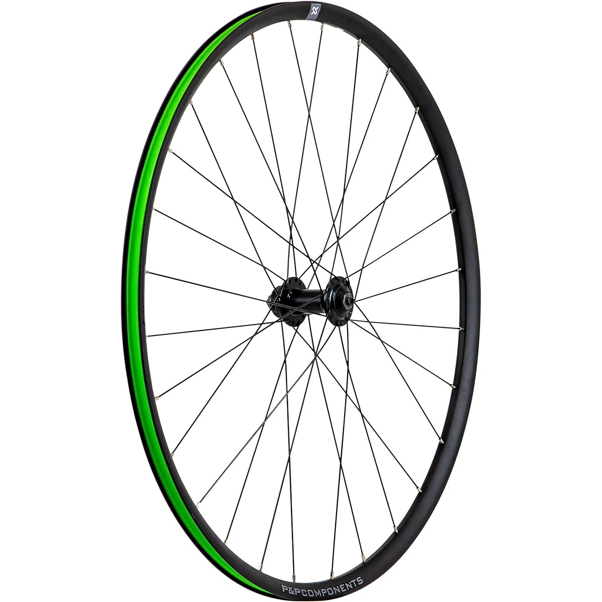 P&P COMPONENTS 700C Front Wheel for Cross Bike Disc Brake WH-A1800RD-F Black