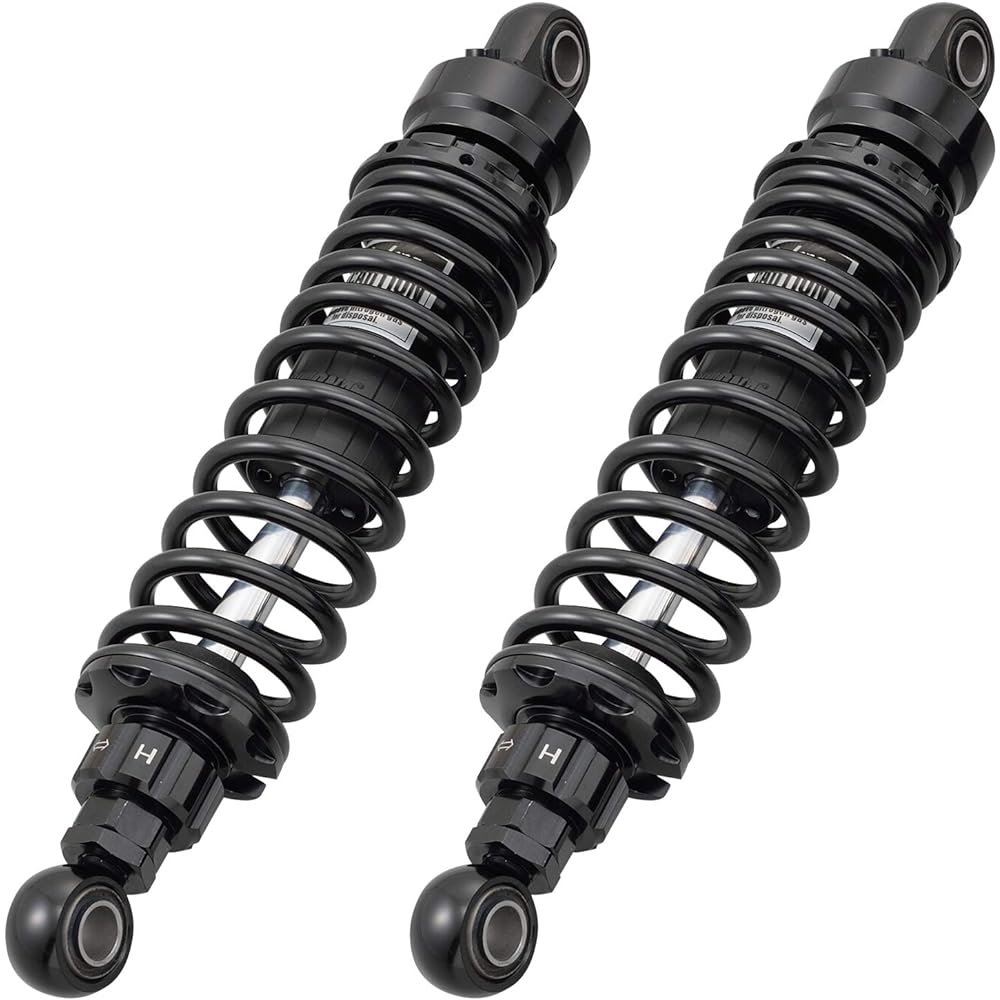 Daytona Motorcycle Rear Suspension SR400/500 Only Installation Length 322-333mm Damping Adjustment Initial Adjustment Adjustable Rear Shock Black Body 15703