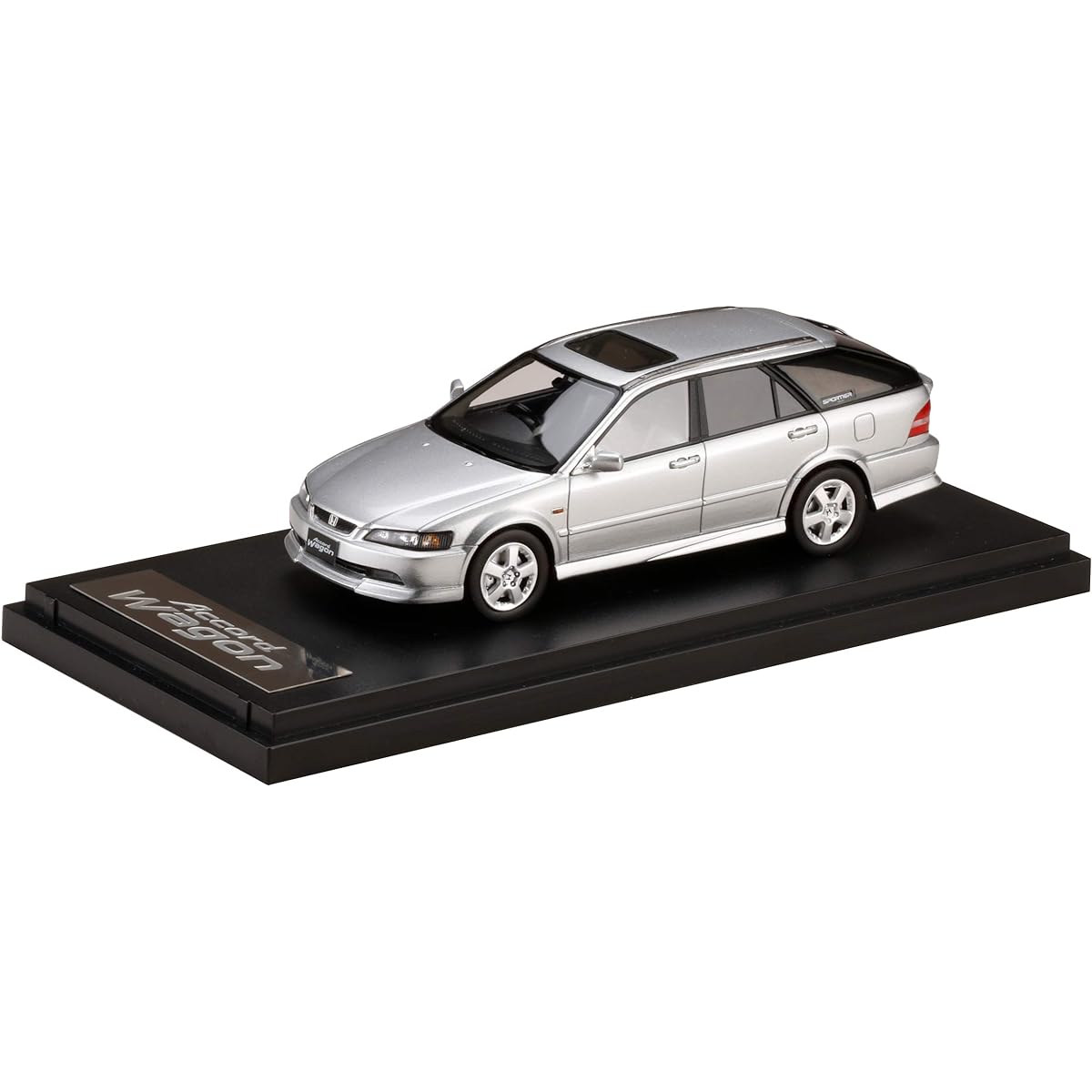 MARK43 1/43 Honda Accord Wagon SiR Sportia (CH9) 2000 Satin Silver Metallic Finished Product