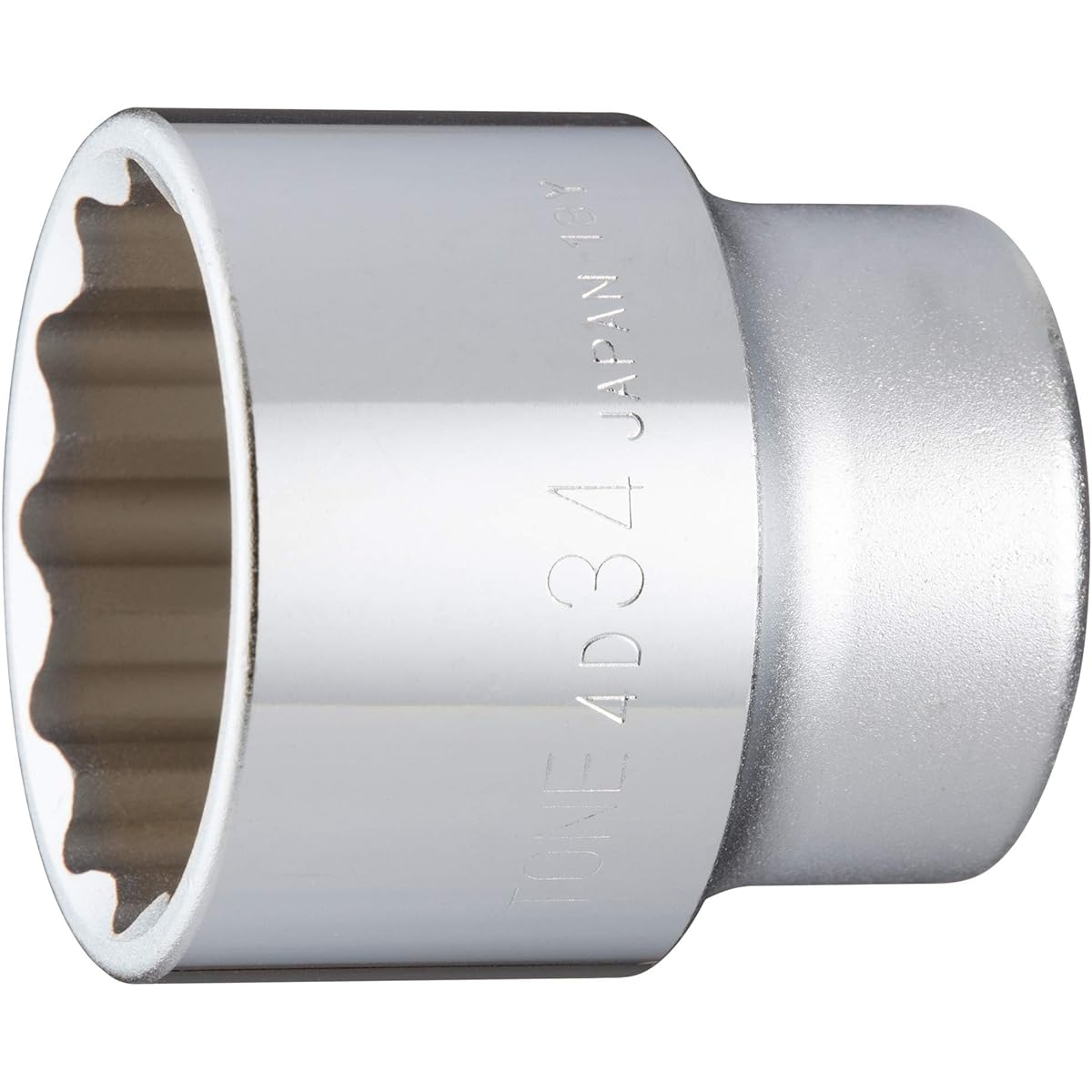TONE socket (12 squares) HP4D-34 Drive angle 12.7mm (1/2") Width across flats 34mm