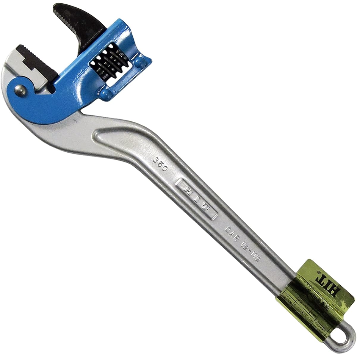 Hit Shoji HIT Blue Aluminum Corner Pipe Wrench for Covered Pipe ACPW 350J