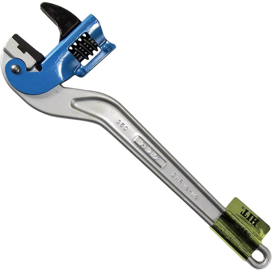 Hit Shoji HIT Blue Aluminum Corner Pipe Wrench for Covered Pipe ACPW 350J