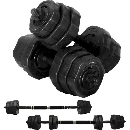 Bodytech Dumbbell Barbell Variable Type 10kg / 20kg x 2 Set Can also be used as a barbell