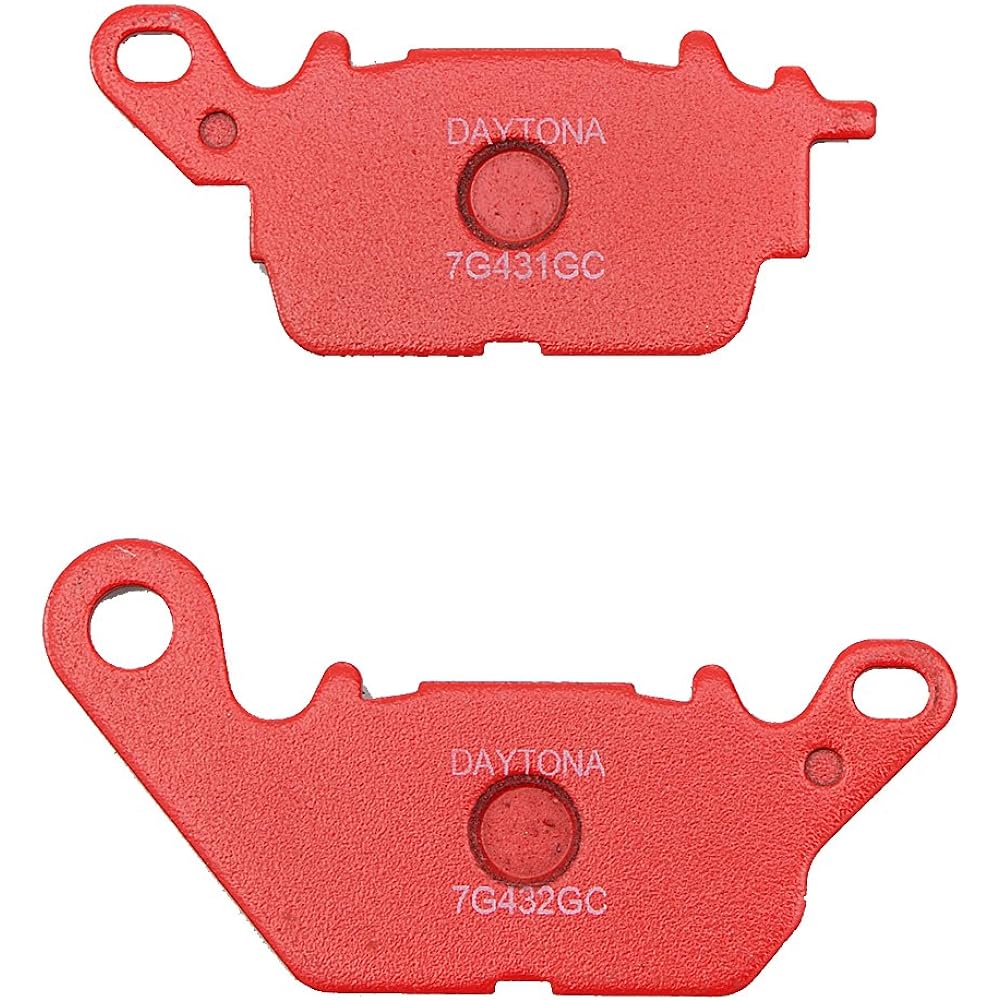 Daytona Motorcycle Brake Pad Red Pad (Semi Metal Pad) NMAX155(17-21) NMAX125(16-21) etc. Front 95948 Thread No.:87