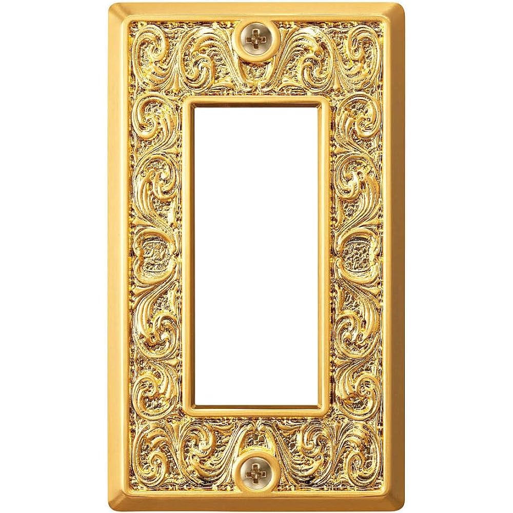 Sugatsune Industries Switch/Outlet Plate Lilting Classico Series Gold PXP-LC01-GC