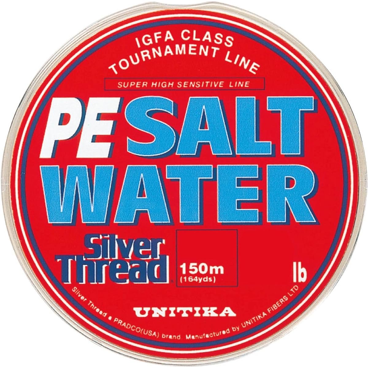 UNITIKA Line Silver Thread Salt Water PE 150m 25Lb