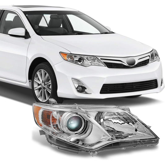 Toyota Kamuri L | LE | XLE | Hybrid Chrome Clear Clear Projector Headlight Light Passenger Seat for replacement