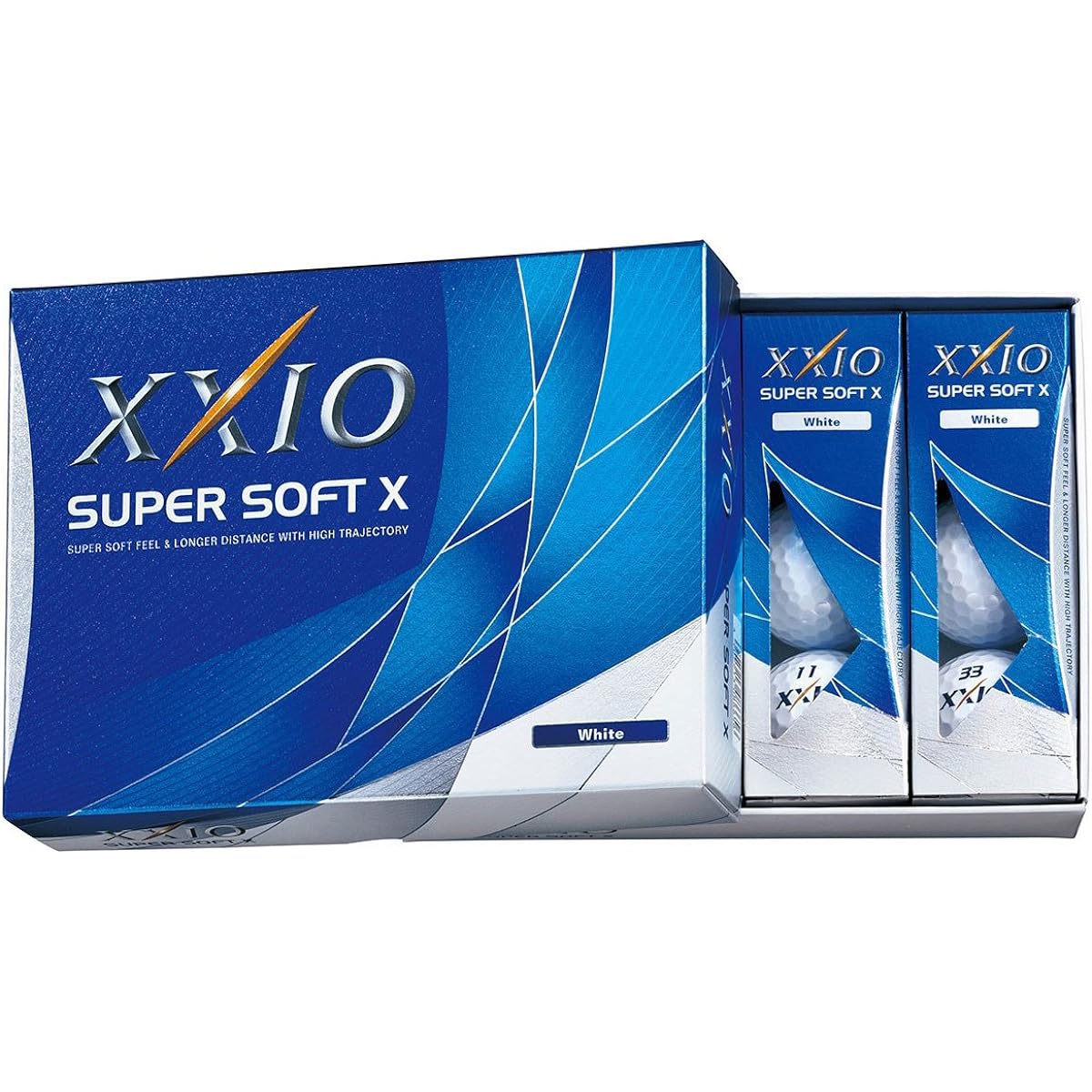 DUNLOP Golf Ball XXIO SUPER SOFT X Golf Ball 1 Dozen (12 Pieces) White