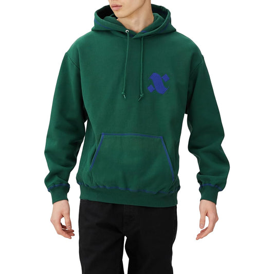 [Extra Large] Sweat CONTRAST STITCH PULLOVER HOODED SWEAT Men's