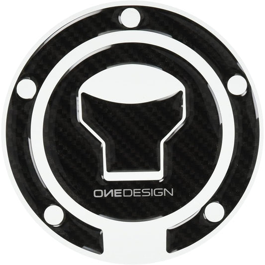 PRINT Fuel Cap Pad Carbon Pattern 5 Holes HONDA General Purpose 2014 and Later Vehicles PTGS-H2P