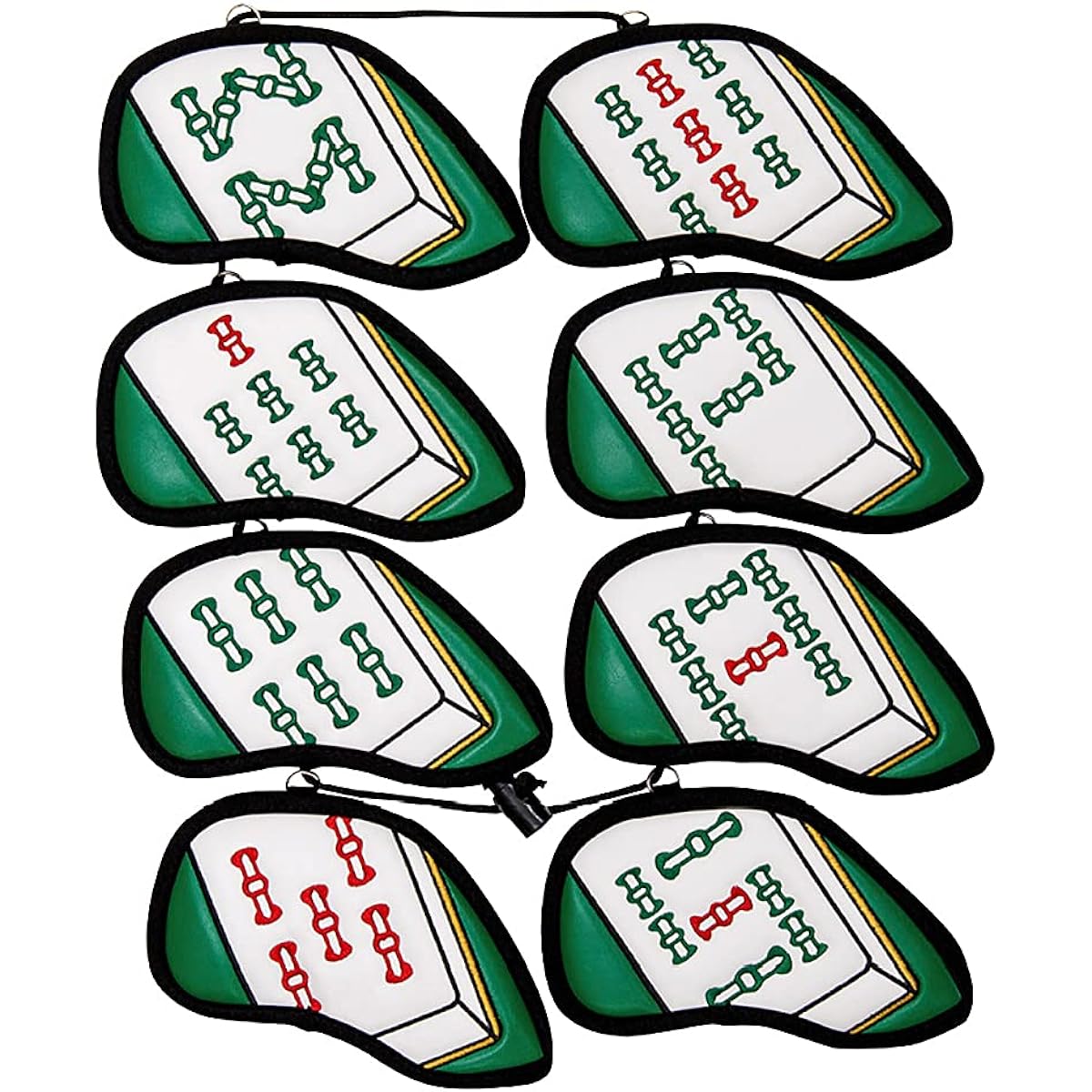 Linkx Mahjong Iron Cover Set of 8 Swords Head Cover (#5-9,P,A,S)