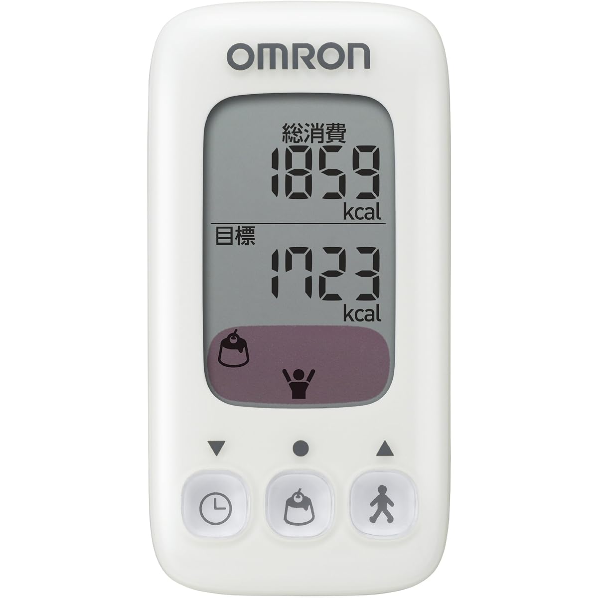 OMRON Activity Meter Calorie Scan Vanilla HJA-310-W