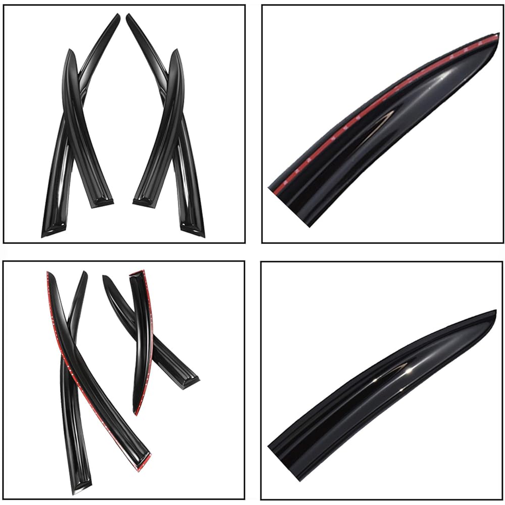 MUNIRATER Acrylic Bent window Viser Rainguard replacement