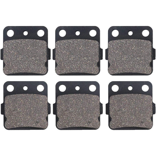 Cyleto Front and Rear Brake Pads for Yamaha Raptor 350 YFM350 2004 2005 2006 2007 2008 2009 2010 2011 Raptor 660 YFM660 2001-2005