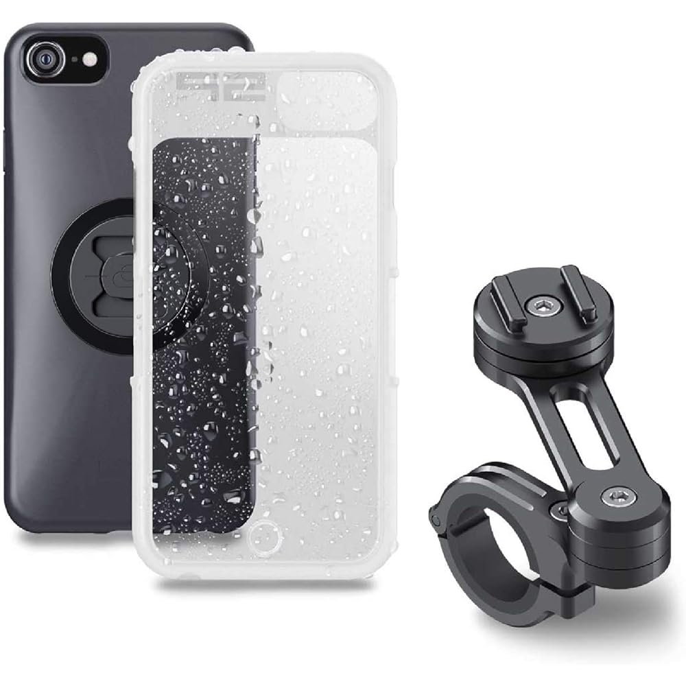 SP Connect Daytona Motorcycle Smartphone Holder 53901 Moto Bundle iPhone 8+/7+/6+ 99404