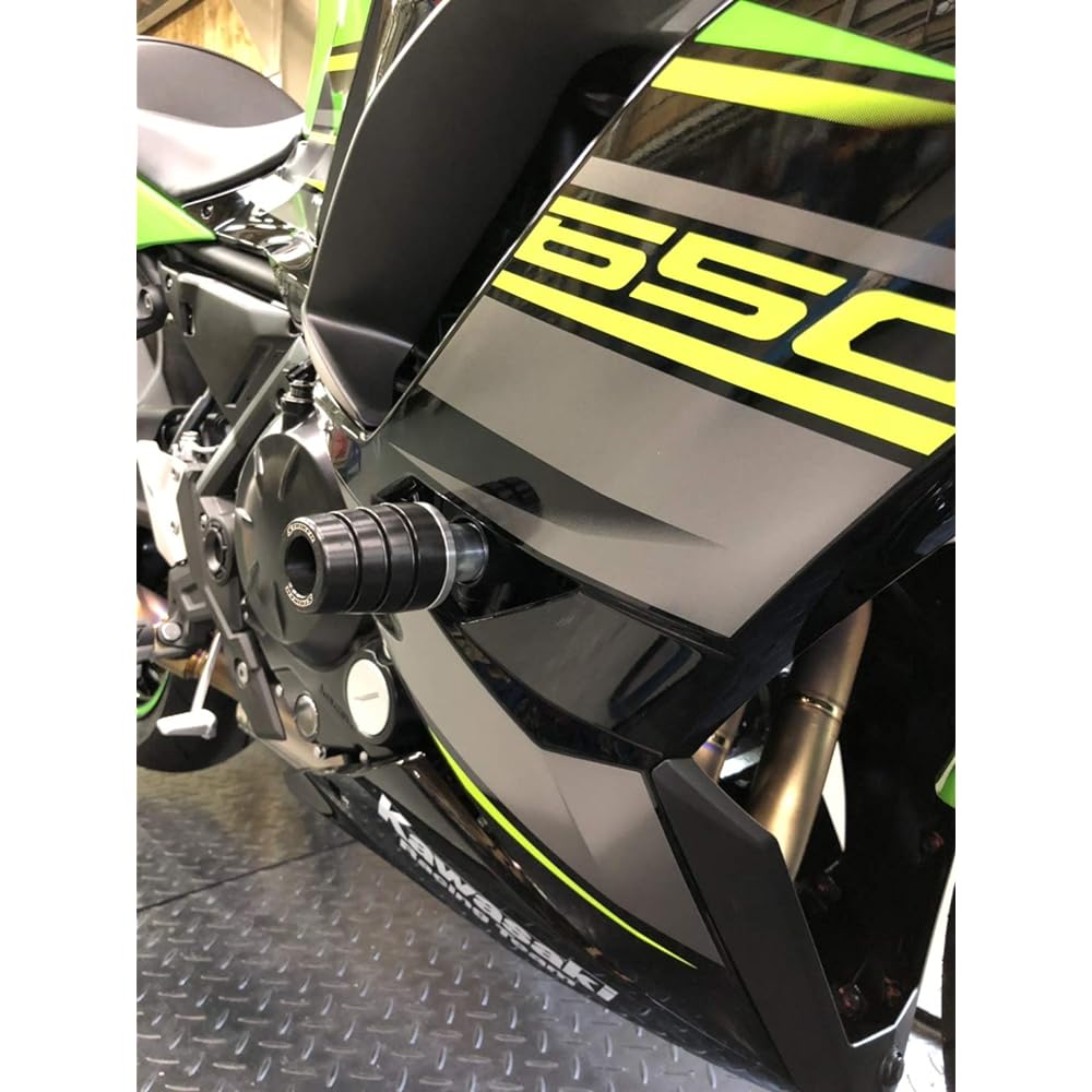 STRIKER Frame Slider Ninja650 (17-19) Black Guard Slider SS-GS145A-F1