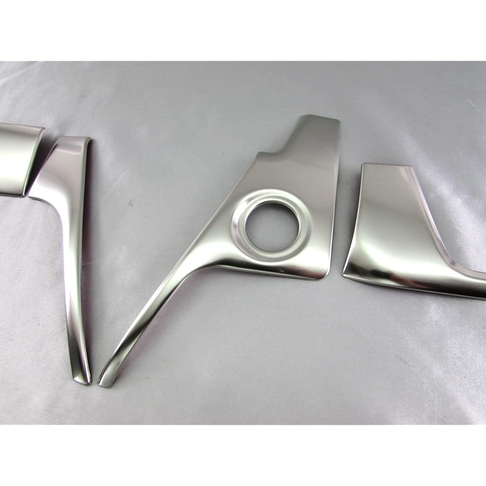 BRIGHTZ Rooks 44 45 47 48 Stainless Instrument Panel Cover 4PC Satin Silver [INT-MID-004] B44A B45A B47A B48A 50597