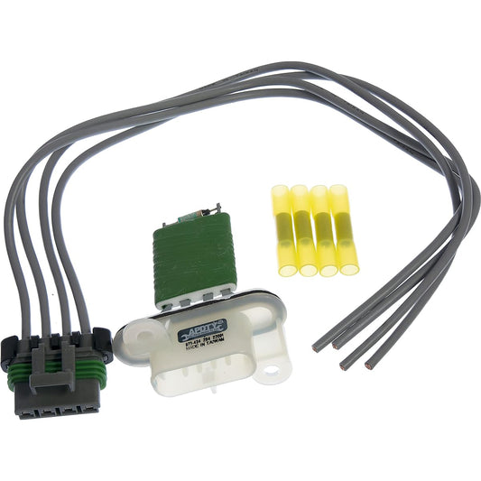 APDTY 084545 Browa Motor Switch resistor Kit Wire Harnespig Tail with Connector 2004-2008 type Chevrolet Colorado or GMC Canyon 2003-2006 SSR (89018331, 15218254, 15306189, PT1346, PT1346, 15-80521 exchange For)