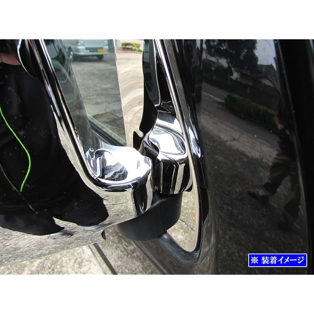 BRIGHTZ Acty Track HA8 HA9 Super Mirror Stainless Steel Plated Pillar Panel 2PC [PIL-SIL-449] HA8 HA9 A8 A9 8 9 Acty Track Acty Track Acty