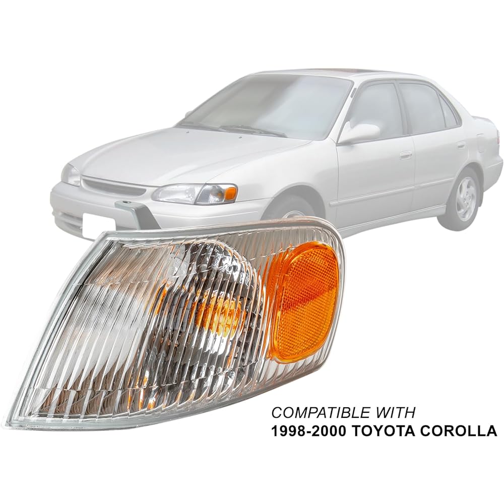 Park Signal Corner Marker Light Lens Lens Driver Replacement 98-00 Toyota Corolla 81520-02040