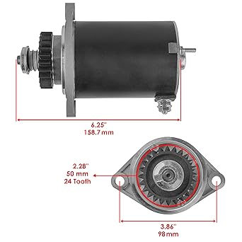 Caltric Starter compatible ONAN MICROLIE KVC KY 191-1798 191-2312