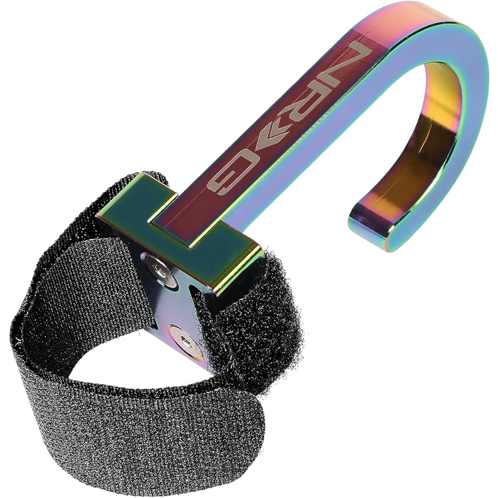 NRG Innovations STR-100MC Handle Hook CNC Aluminum Neoclome Anodized Nylon Strap Strreak Strreak Wheel Fixed