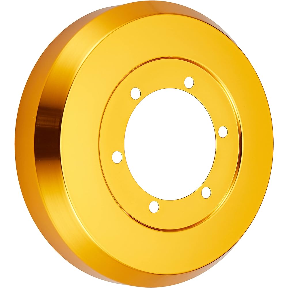 Rim Aluminum Drum Cover [Gold] [For Rear] [200 Series Hiace] M42-017