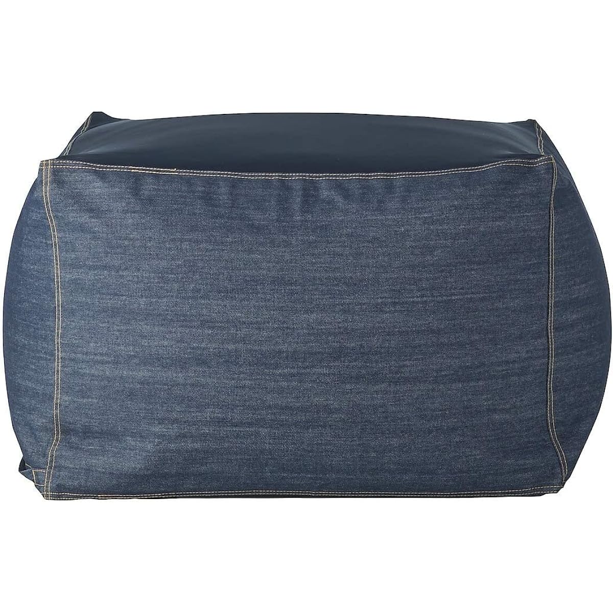 MUJI Body-fitting Sofa Cotton Denim Navy Set Width 65 x Depth 65 x Height 43cm 44500590, Large