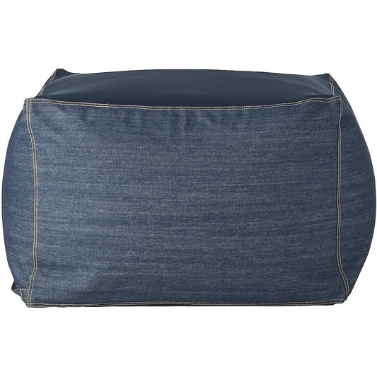 MUJI Body-fitting Sofa Cotton Denim Navy Set Width 65 x Depth 65 x Height 43cm 44500590, Large