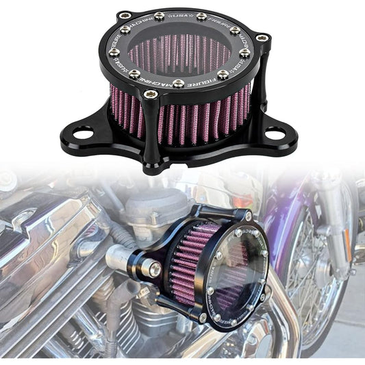 PSLER Bai Air Filter CNC Black Air Cleaner Inspired Filter XL883 1200 X48