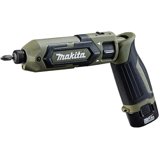 Makita Small Rechargeable Pen Impact Driver 7.2V1.5Ah with Battery, Charger, and Aluminum Case TD022DSHXO