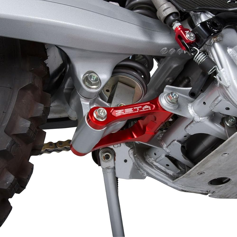 ZETA Lowering Link CRF250L (12-19) CRF250L LD (17-19) CRF250RALLY LD (17-19) Red