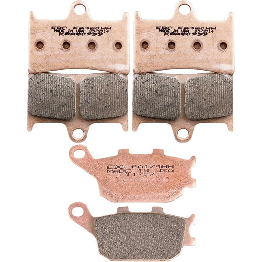 EBC brake EBPCK1008 COMPLETE DOUBLE-H Sit Brake Pad Change Kit