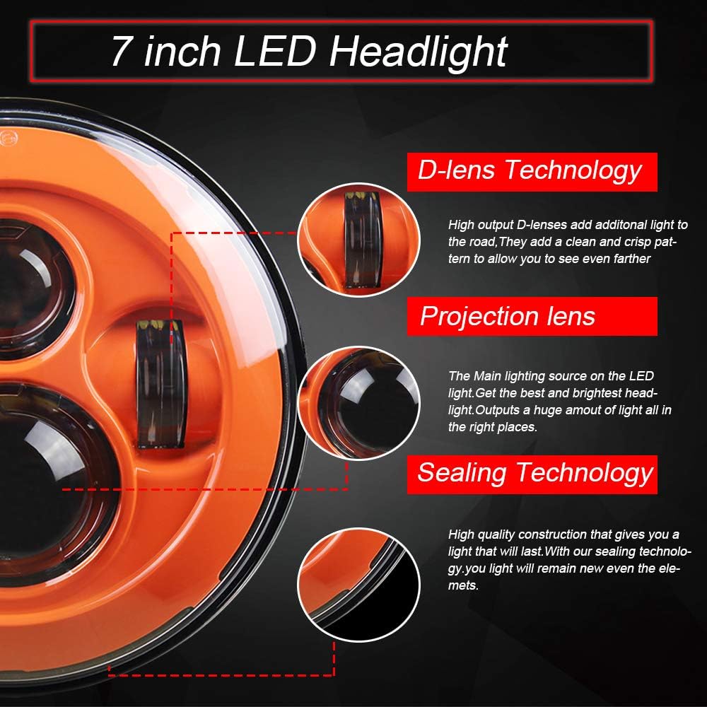 AKMTIES Motorcycle LED headlights