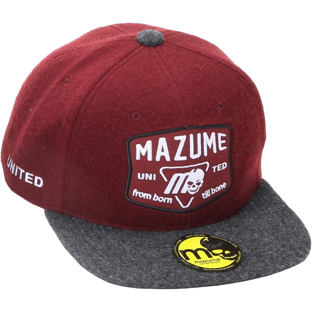 mazume FLATCAP Skull Emblem MZCP-515