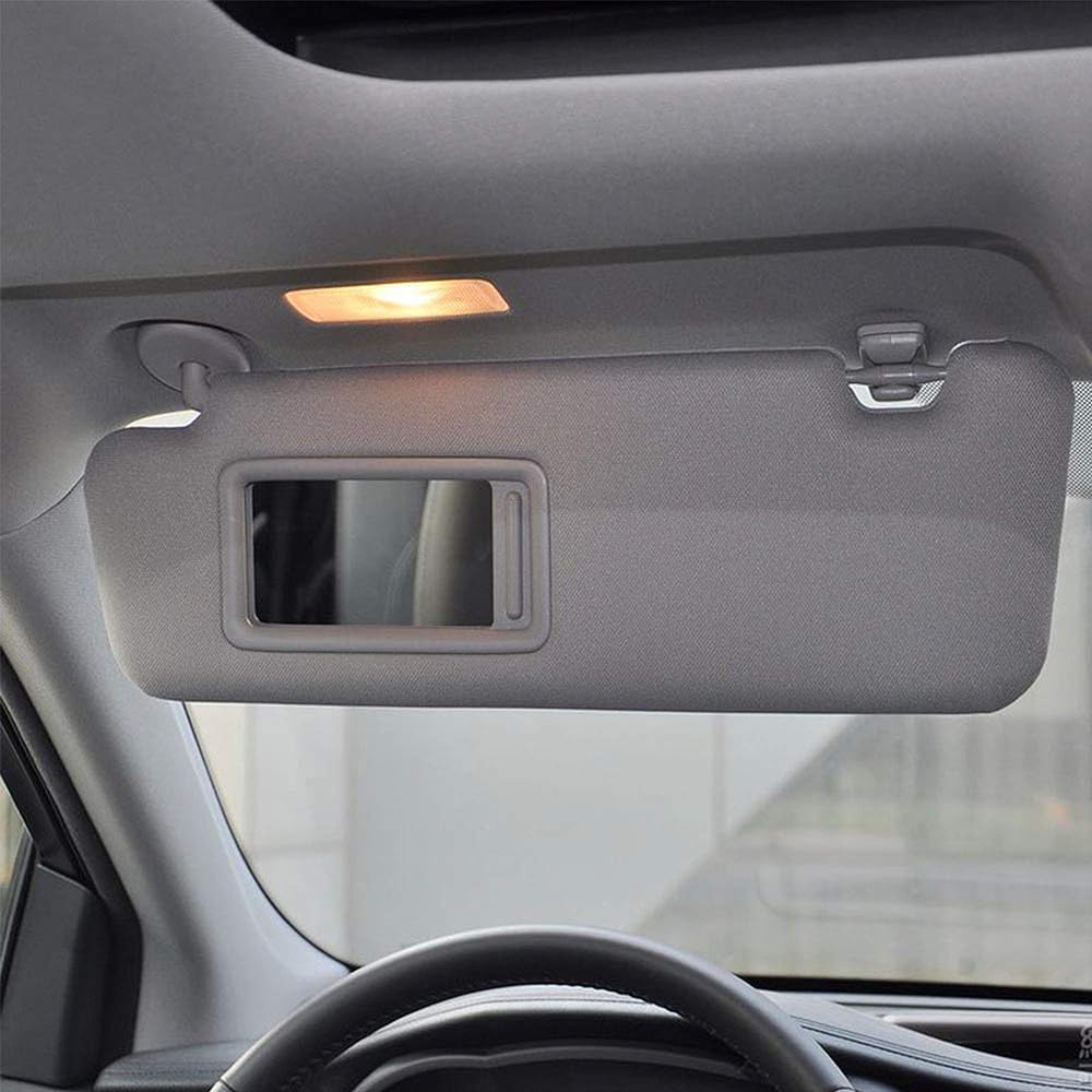 DASBECAN Front left driver seat side San Vizer Light Toyota Highlander 2008-2013 74320-48500-B0 Compatible (Gray)