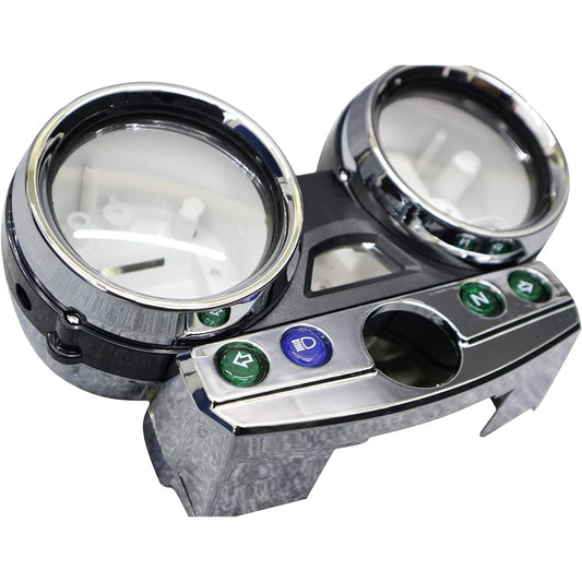 Zephyr Χ meter cover set / Zephyr 400χ ZR400G exterior ZR400E meter case plated Varios Kawasaki Kawasaki