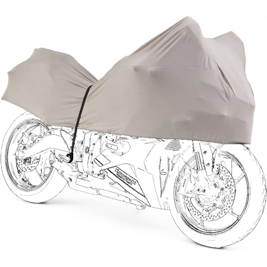 Daytona Motorcycle Inner Cover, General Purpose, Brushed Back, Stretch Inner Half Cover, M Size (For 250-750cc Class) 22145