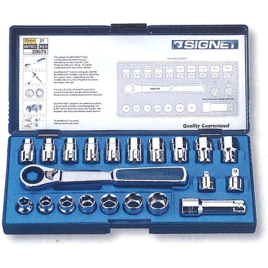 Signet Vortex Socket Set (10-19MM・3/8"-3/4") 20675