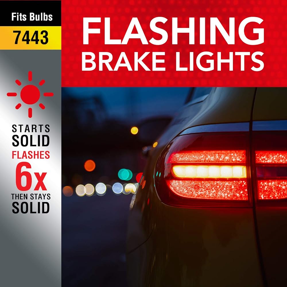 PILOT AUTOMOTIVE IL-3157-15RBK Flashing Brake Light bulb (2/Red) 1 pack