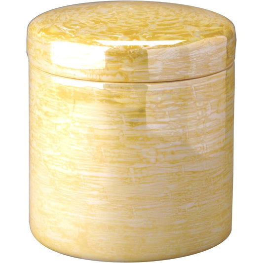 Yellow / Sparkling Urn (Urn) / 6 cm / Direct funeral, Family funeral, Sharing of ashes, Hand-held memorial service, Interment, For pets, Possible
