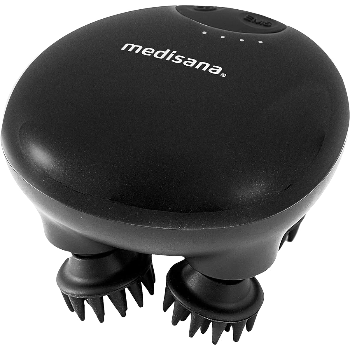 medisana EMS Mini Head Spa Electric Scalp Brush Scalp Aesthetic Scalp Care Red LED Waterproof IPX7 Shampoo Brush Rechargeable Cordless MR-H3