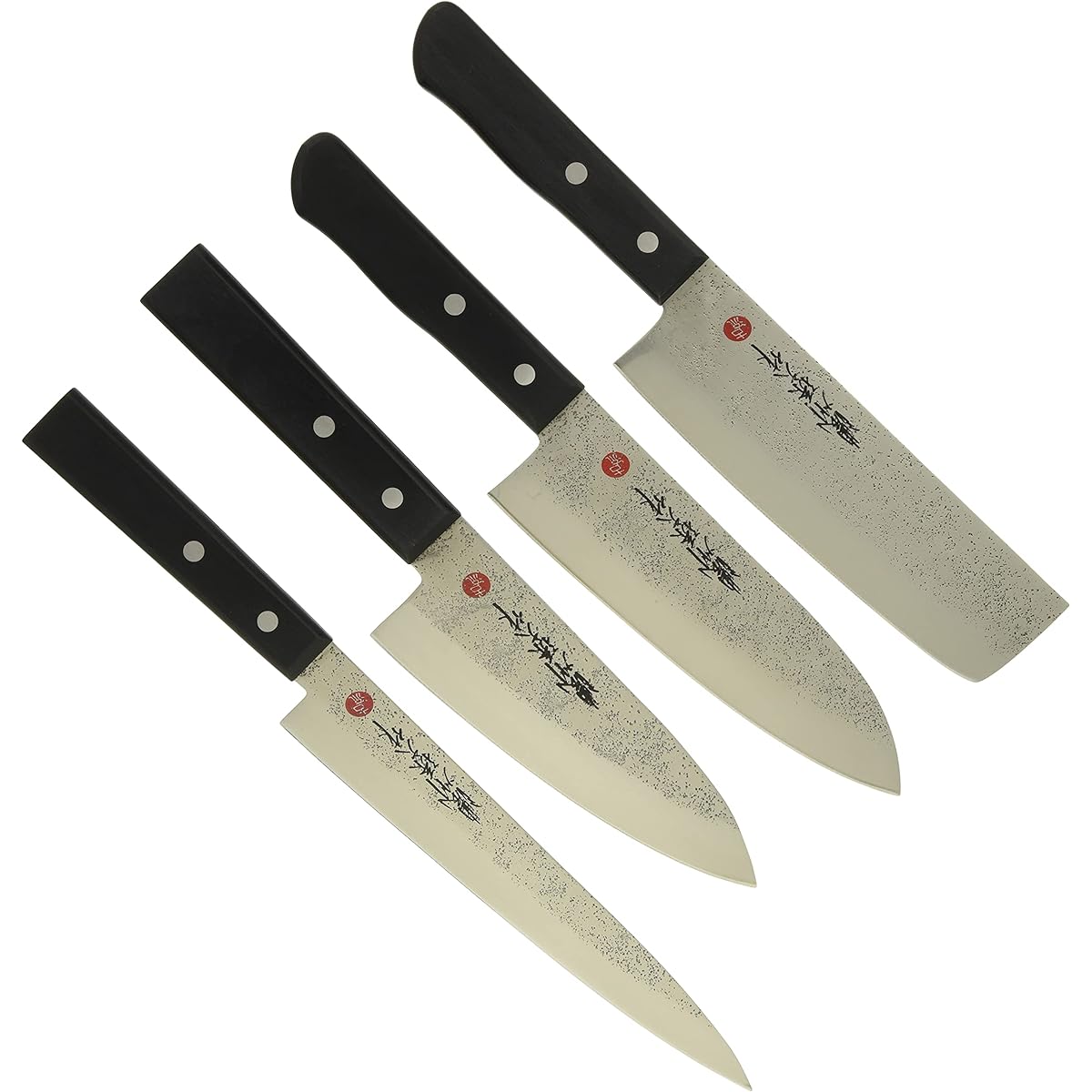 Noshu Magorokusaku Koryu Nashiji knife set of 4 200K 3522-053
